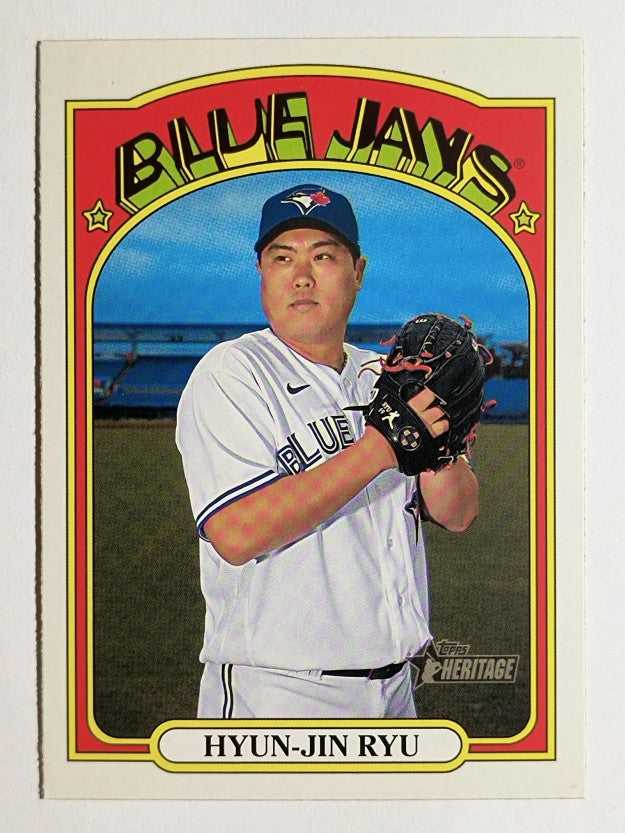 2021 Topps Heritage #342 Hyun-Jin Ryu