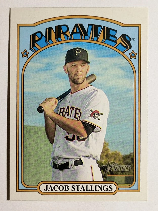 2021 Topps Heritage #352 Jacob Stallings