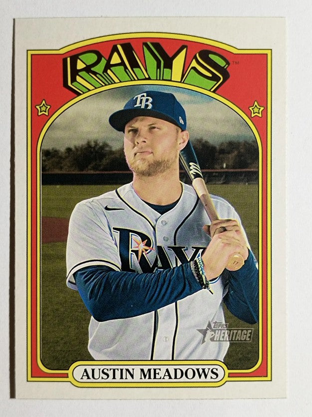 2021 Topps Heritage #364 Austin Meadows