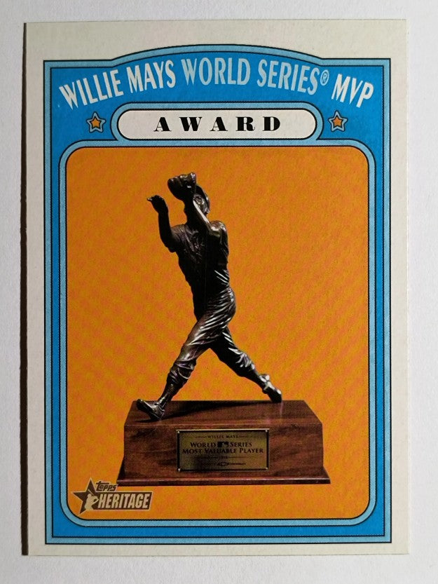 2021 Topps Heritage #367 Willie Mays World Series MVP Award