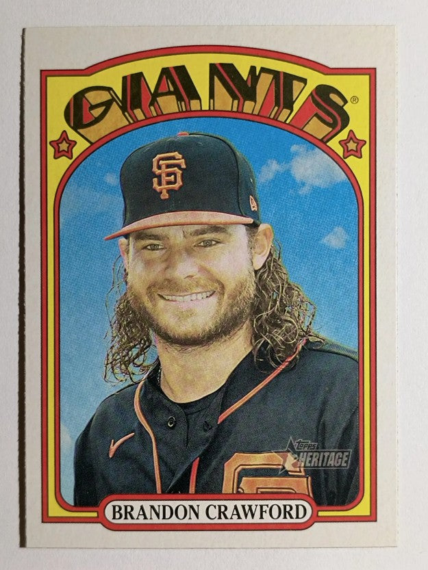 2021 Topps Heritage #372 Brandon Crawford