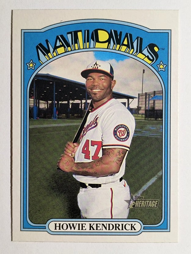 2021 Topps Heritage #379 Howie Kendrick