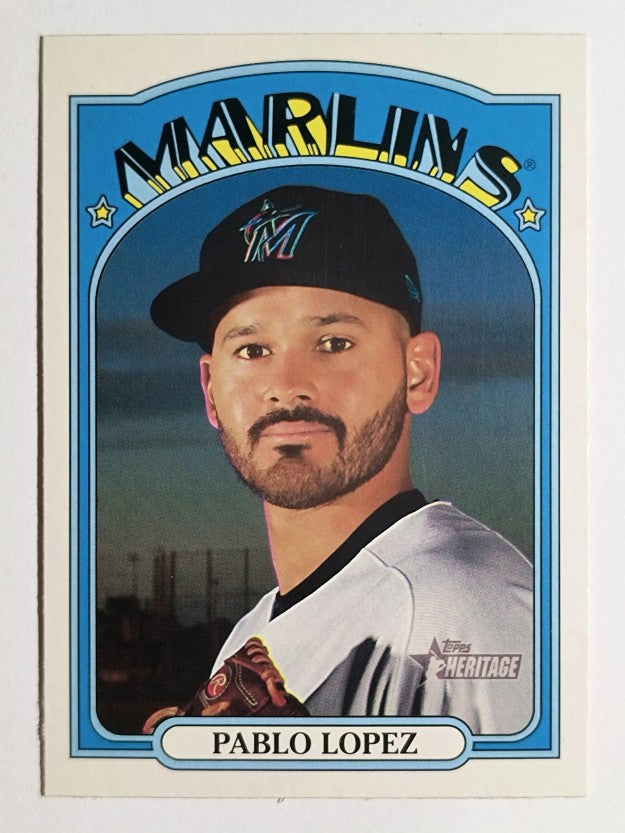2021 Topps Heritage #385 Pablo Lopez