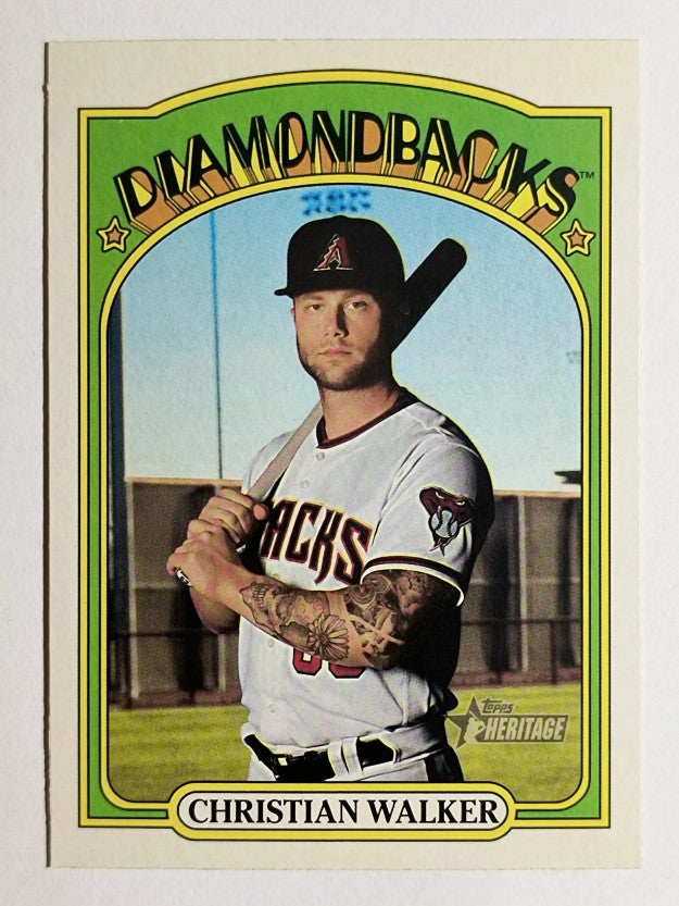 2021 Topps Heritage #386 Christian Walker