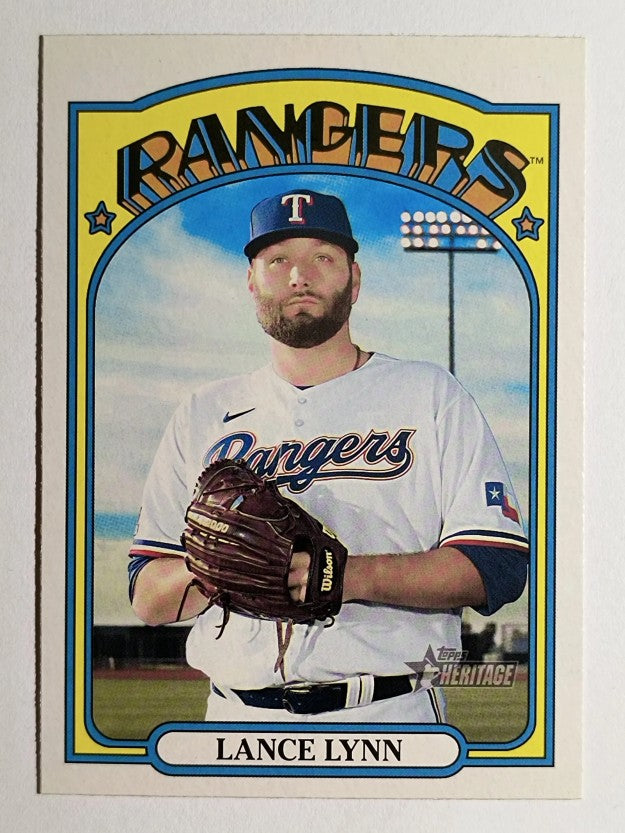 2021 Topps Heritage #387 Lance Lynn