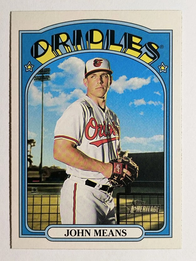 2021 Topps Heritage #394 John Means