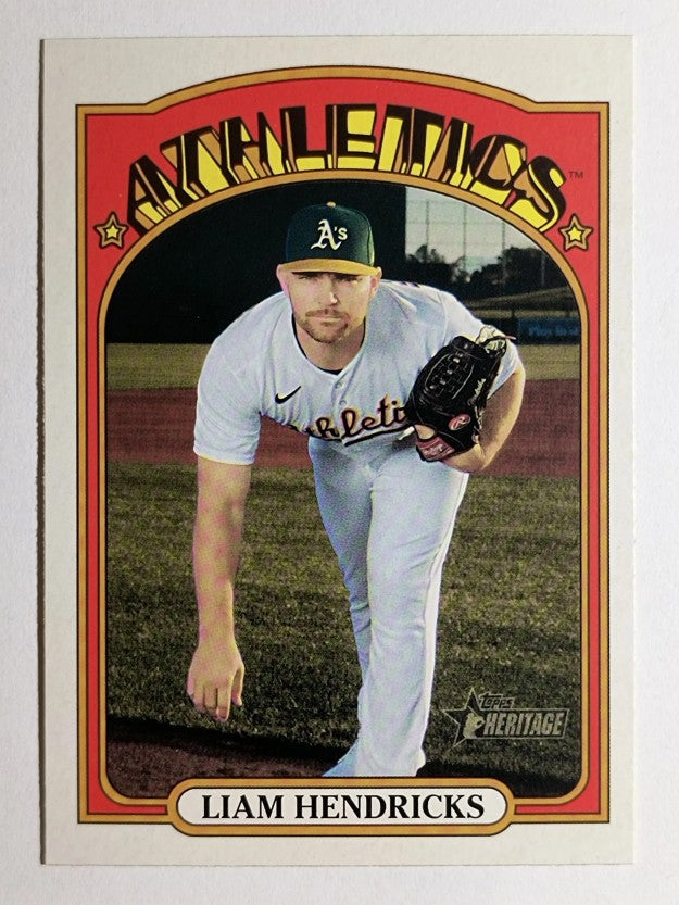 2021 Topps Heritage #397 Liam Hendricks