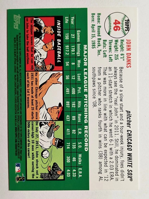 2012 Topps Archives #46 John Danks