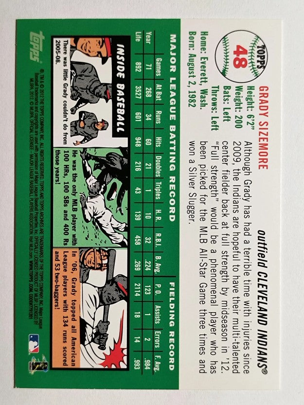 2012 Topps Archives #48 Grady Sizemore