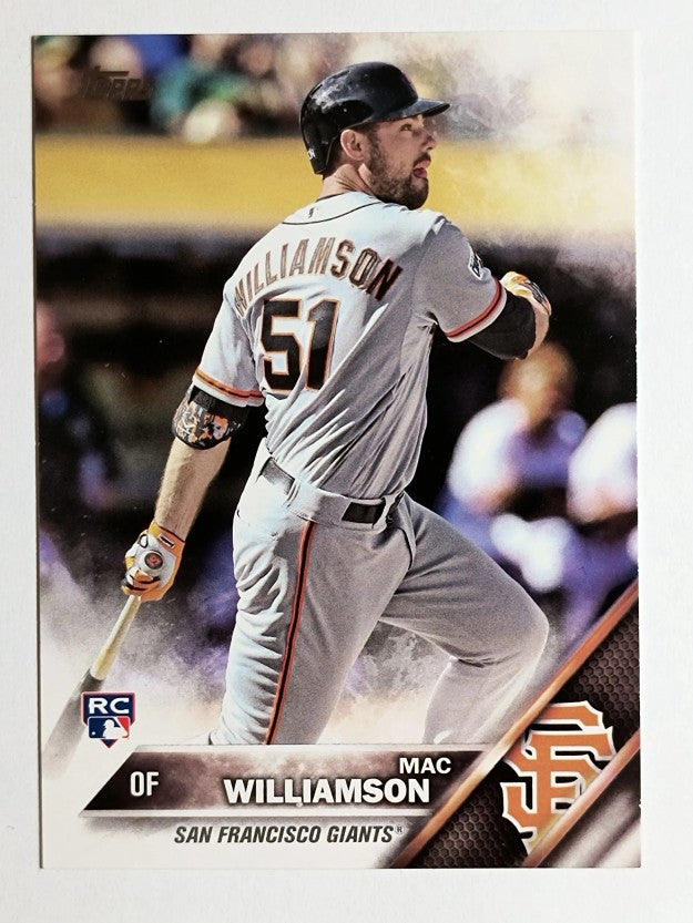 2016 Topps #397 Mac Williamson RC