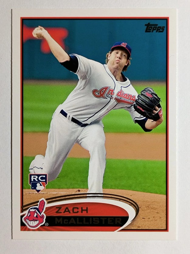 2012 Topps #570 Zach McAllister RC