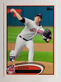 2012 Topps #570 Zach McAllister RC