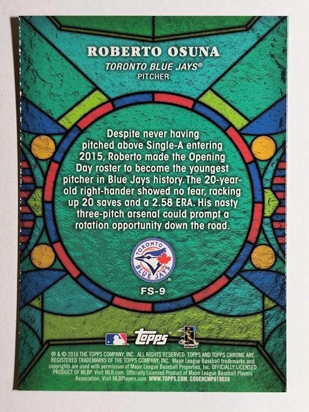 2016 Topps Chrome Future Stars #FS9 Roberto Osuna