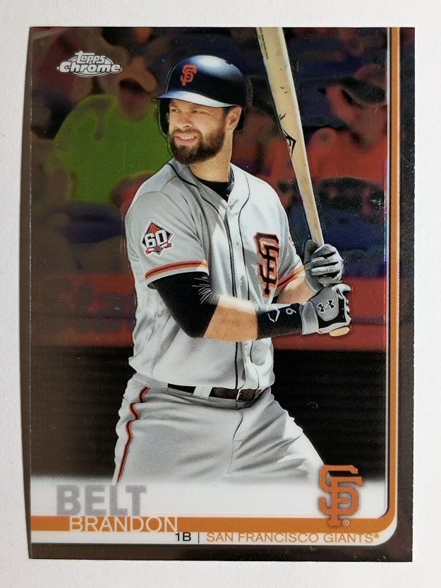 2019 Topps Chrome #125 Brandon Belt