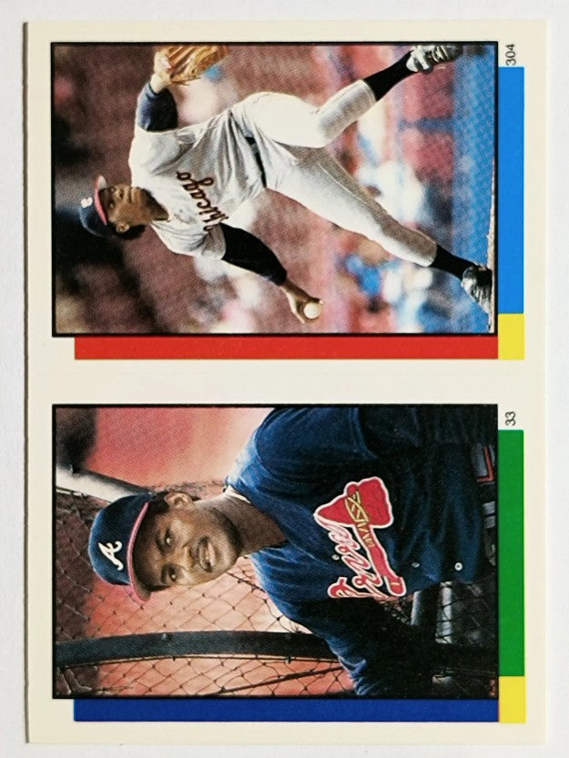 1990 Topps Sticker Backs #37 Julio Franco