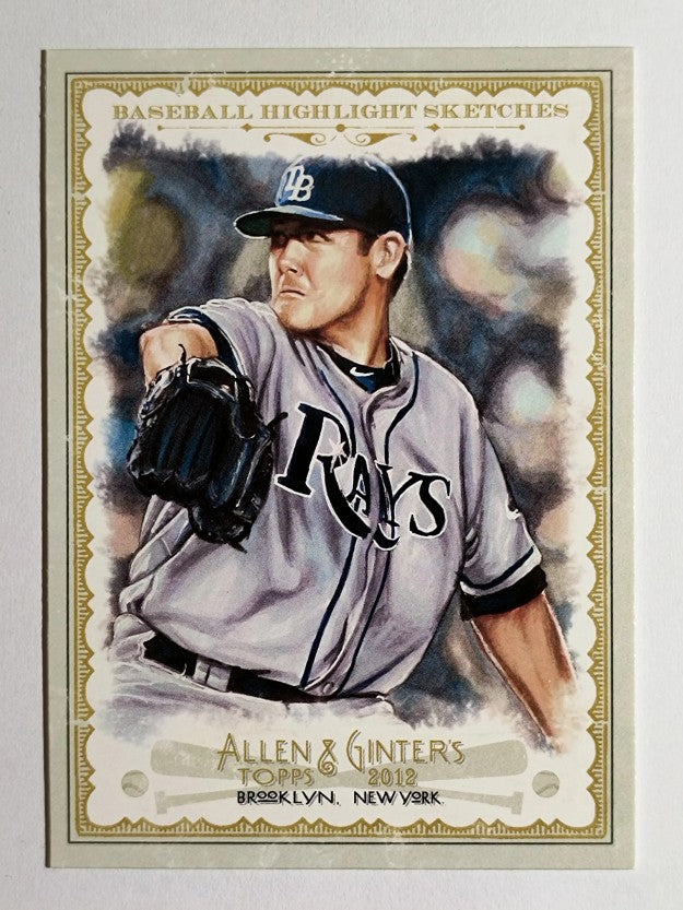 2012 Topps Allen and Ginter Baseball Highlights Sketches #BH13 Matt Moore