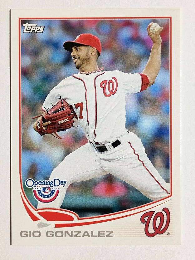 2013 Topps Opening Day #44 Gio Gonzalez