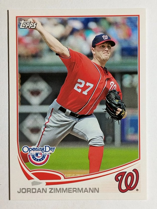2013 Topps Opening Day #96 Jordan Zimmermann