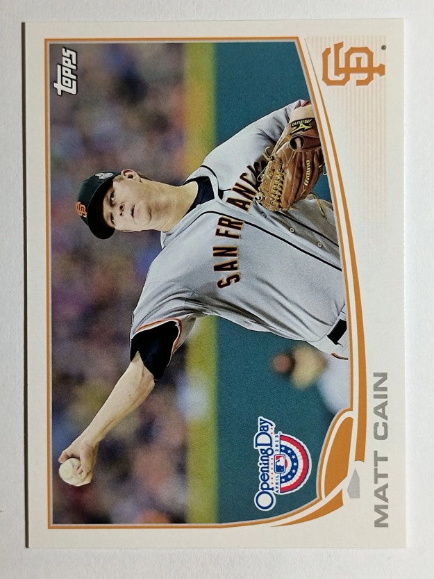 2013 Topps Opening Day #97A Matt Cain