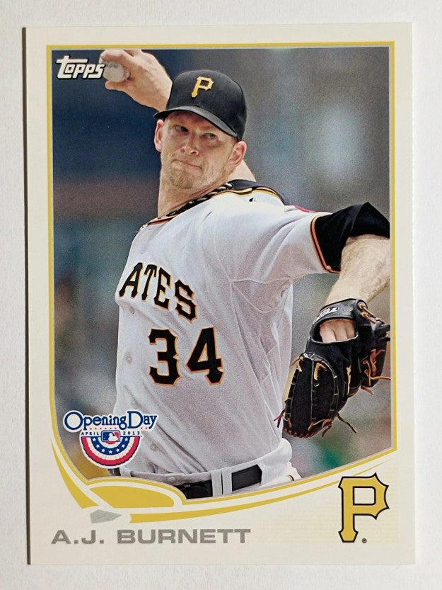2013 Topps Opening Day #128 A.J. Burnett
