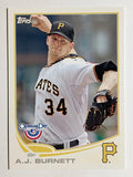 2013 Topps Opening Day #128 A.J. Burnett