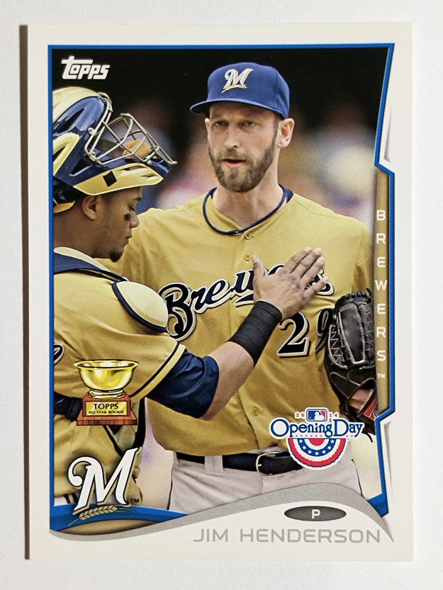 2014 Topps Opening Day #94 Jim Henderson