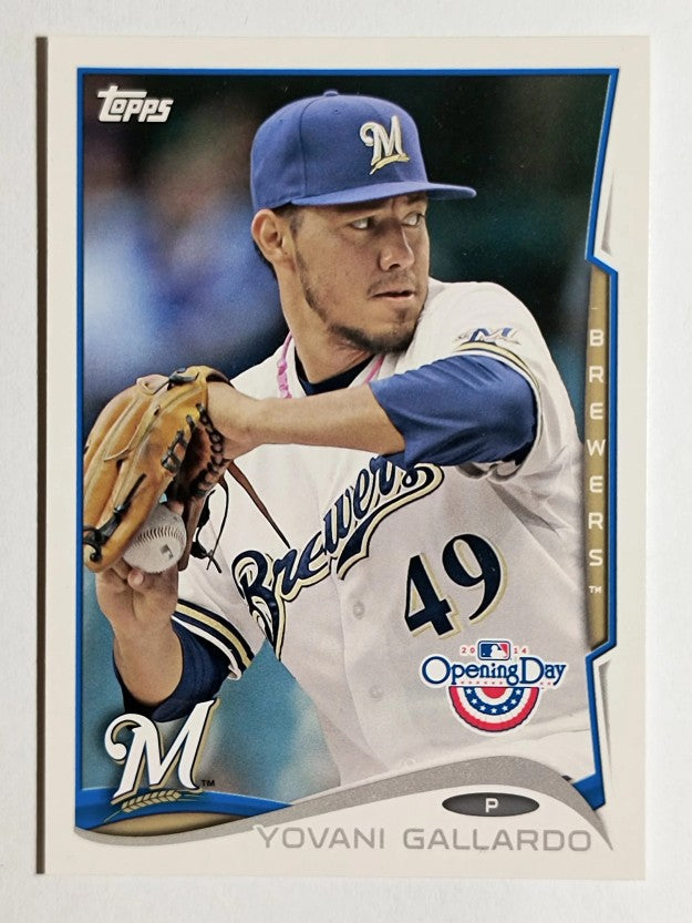 2014 Topps Opening Day #176 Yovani Gallardo