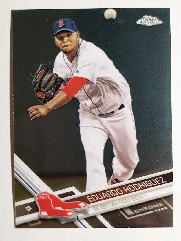2017 Topps Chrome #185 Eduardo Rodriguez