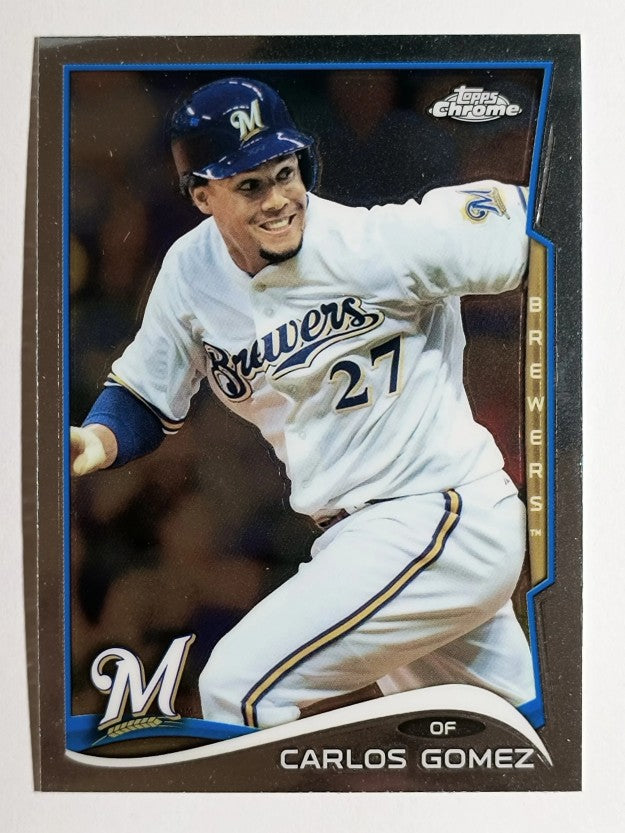 2014 Topps Chrome #38 Carlos Gomez