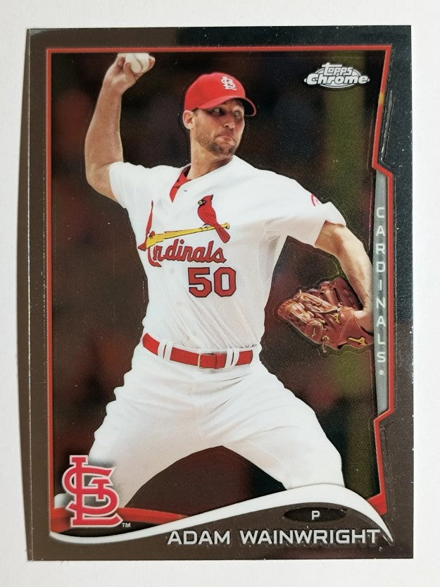 2014 Topps Chrome #44 Adam Wainwright