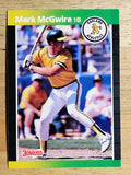 1989 Donruss #95 Mark McGwire