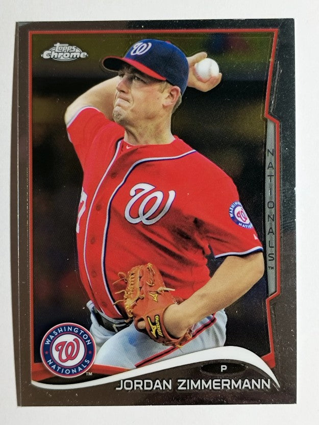 2014 Topps Chrome #57 Jordan Zimmermann