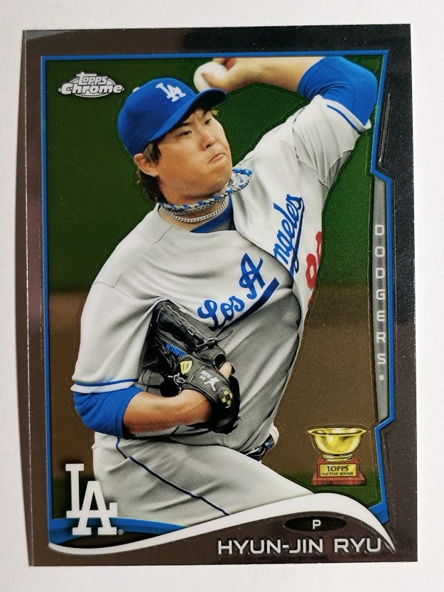 2014 Topps Chrome #107A Hyun-Jin Ryu