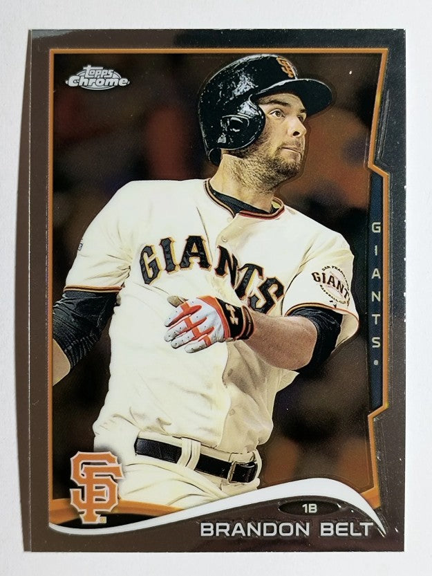 2014 Topps Chrome #110 Brandon Belt