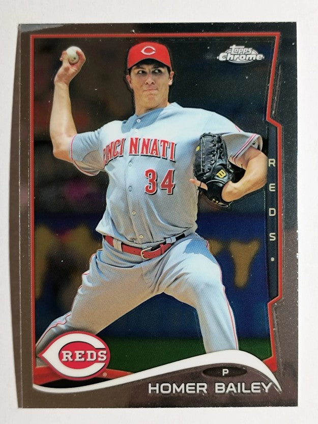 2014 Topps Chrome #118 Homer Bailey