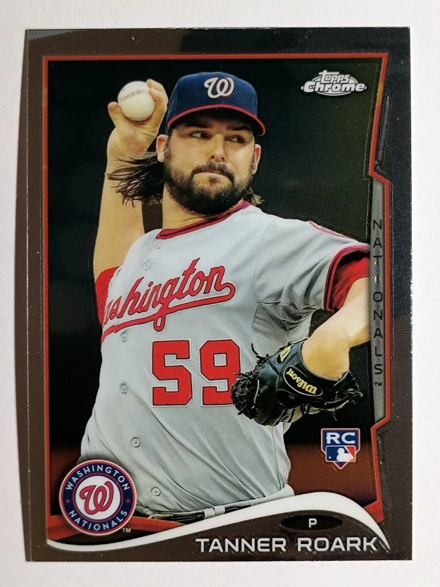 2014 Topps Chrome #127 Tanner Roark RC