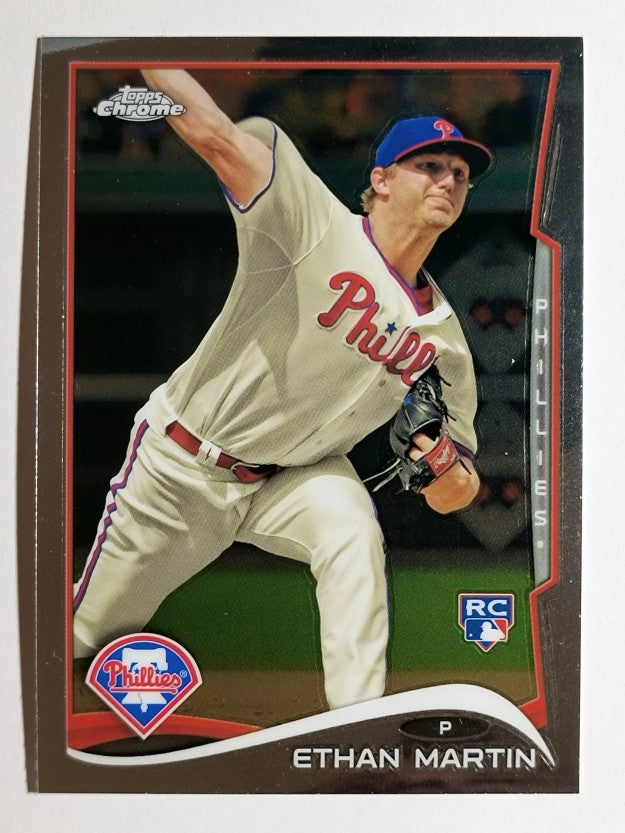 2014 Topps Chrome #128 Ethan Martin RC