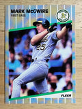 1989 Fleer #17 Mark McGwire