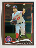 2014 Topps Chrome #195 Gio Gonzalez