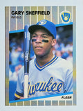 1989 Fleer #196 Gary Sheffield RC