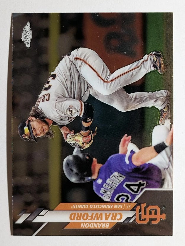 2020 Topps Chrome #88 Brandon Crawford