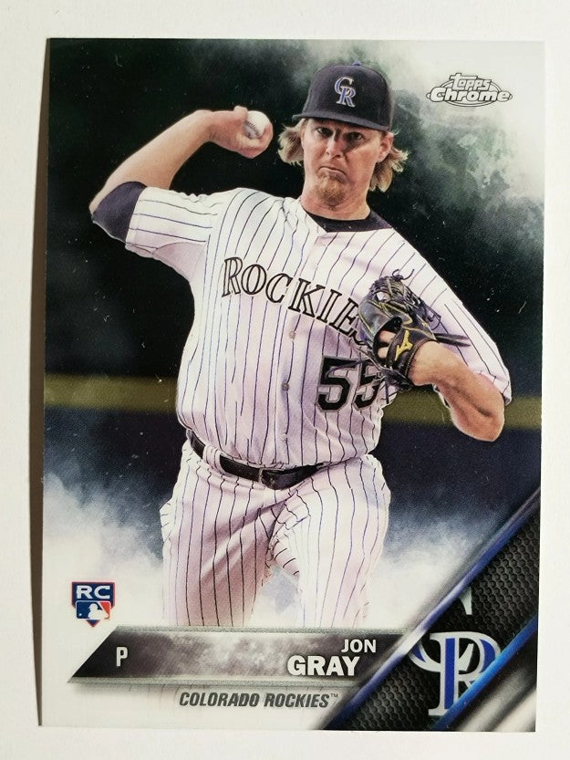 2016 Topps Chrome #8 Jon Gray RC