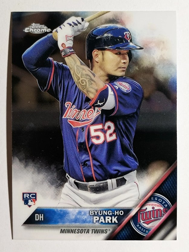 2016 Topps Chrome #13 Byung-Ho Park RC