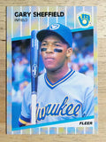 1989 Fleer #196 Gary Sheffield RC