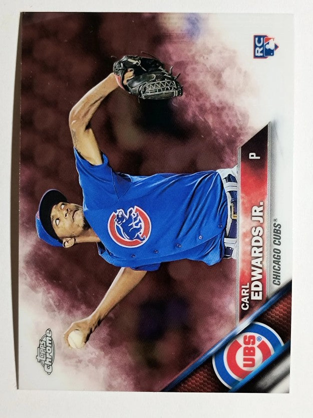 2016 Topps Chrome #85 Carl Edwards Jr. RC