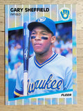 1989 Fleer #196 Gary Sheffield RC