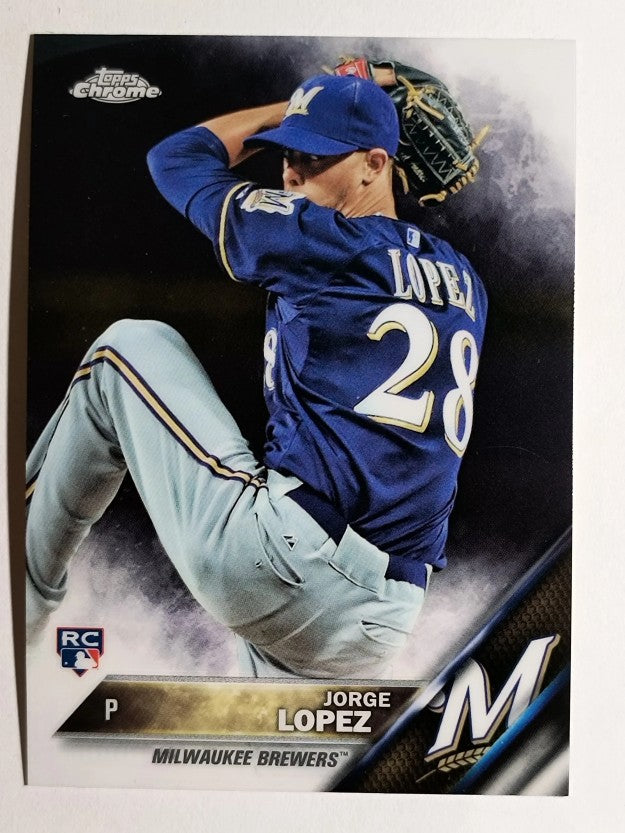 2016 Topps Chrome #94 Jorge Lopez RC