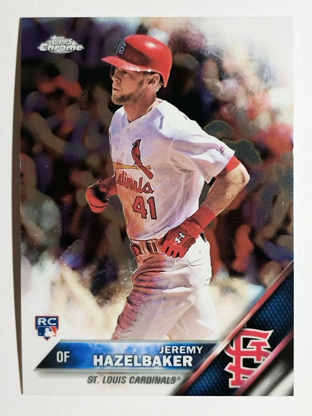 2016 Topps Chrome #110 Jeremy Hazelbaker RC