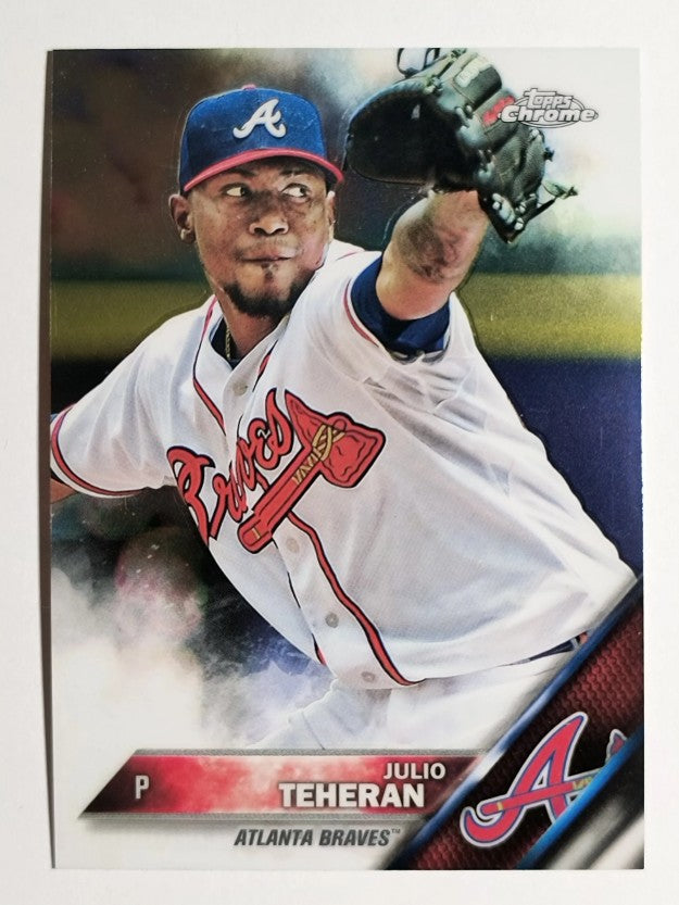 2016 Topps Chrome #193 Julio Teheran