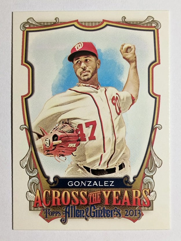 2013 Topps Allen and Ginter Across the Years #GG Gio Gonzalez
